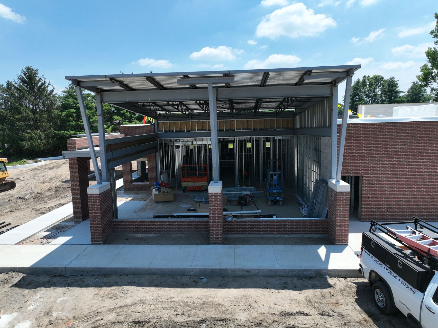 Michiana Eye Center (In Progress) construction details in Mishawaka, IN by R. Yoder Construction